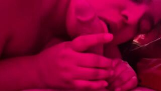 Sloppy Deep Throating by a Slutty Hispanic