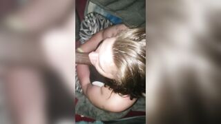 White BBW Blows Penis so Sexsual so Heavenly! Graceful Fellatio