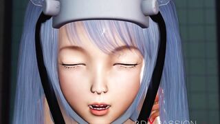 Adorable Japanese colegge bimbos and fucking machine