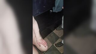 Ex-Wife Banged by Panty Wearing Stranger into Adult Theater Jizzed