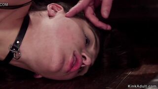 Tied dark hair teens huge penis plowed