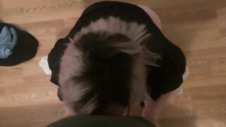 PAWG cougar Peyton Plays Maid and Fucks me until i