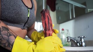 Maid filthy naughty Adventures - Chapter #3 - The WC