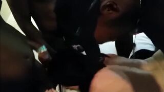 HOTWIFE ENJOYED big black dick CUCKOLD PARTY