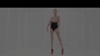 Super Sexy Blonde Women With High Heels - Nancy A