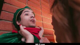 mom - Mrs. Claus Fucks A Erotic Elf On Christmas