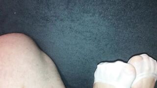Amateur Devils Pedicure #65 my Fiance Performance me new White Ped