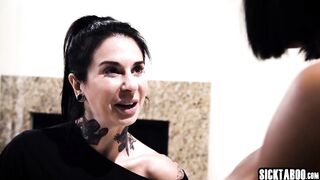 Goddess black eighteen Jenna Foxx banged by a couple Katrina Jade after