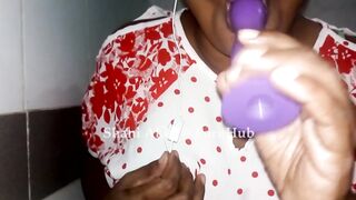 Sri Lanka Bathroom Fun Selfie Sex Toy Play and Pissing | බාත් රූම්