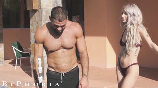 BiPhoria - Ex-Ex-Wife Catches Husband Fucking the Pool Boy