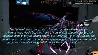 Mi-Go Nymph Fucks Erika and Alet into the Space Lab [4k, 60FPS,