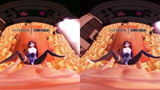 Genshin Impact - Mona Fucked on the Table [UNCENSORED VR ANIMATED 4K