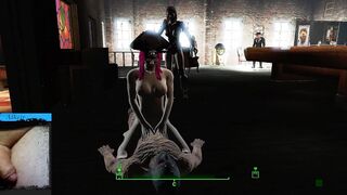 Alice Ride a Huge Penis inside Cowgirl Position. Fallout four Sex Mod
