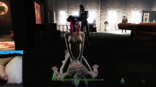 Alice Ride a Huge Penis inside Cowgirl Position. Fallout four Sex Mod