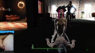 Alice Ride a Huge Penis inside Cowgirl Position. Fallout four Sex Mod