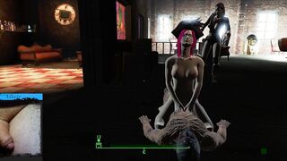 Alice Ride a Huge Penis inside Cowgirl Position. Fallout four Sex Mod