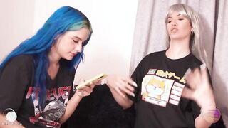 2 young lusty latinas explore their sexuality together and see