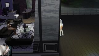 Red Head women Spies and Masturbates her Snatch. Cartoon Porn. Sims4 Sex Mod