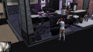 Red Head women Spies and Masturbates her Snatch. Cartoon Porn. Sims4 Sex Mod