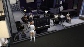 Red Head women Spies and Masturbates her Snatch. Cartoon Porn. Sims4 Sex Mod