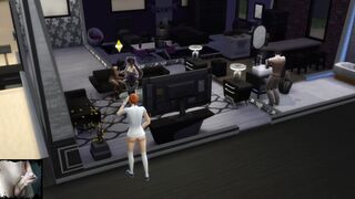 Red Head women Spies and Masturbates her Snatch. Cartoon Porn. Sims4 Sex Mod