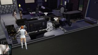Red Head women Spies and Masturbates her Snatch. Cartoon Porn. Sims4 Sex Mod
