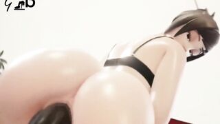 【MMD R-teenie SEX DANCE】HARD SEX SWEET BABE ASSES 激しいセックス [MMD]