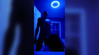 PAWG Blowing my big black dick