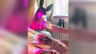 Bunny inside High Heels