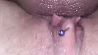 He makes me Squirt with his Cum all over my Snatch at the End! up Close!