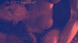 Real Hotwife Clip. a Bombshell Filthy Talking cougar Gets Boned by her Husband & his Friend. Beauty!