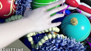 ADULT TIME - Long Titty BFFs Practice Scissoring together at Cartoon Sex University