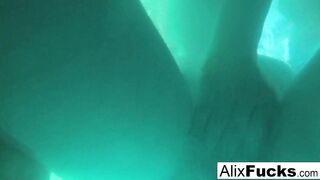 Alix Lynx & Jenna J. Ross are Recorded inside the Pool