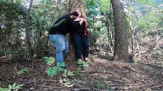 Sneaking away for the best Oral Sex into the North Woods!