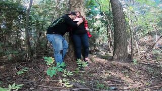 Sneaking away for the best Oral Sex into the North Woods!