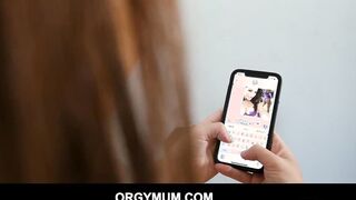 Vulgar Cougar Fucking Stepson When her Hubby Not Around -