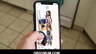 Vulgar Cougar Fucking Stepson When her Hubby Not Around -