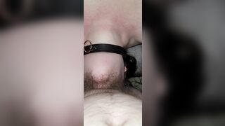 Daddy Chained me Down, Blindfolded, and Put his Cock inside my Throat.