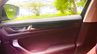Outside into the Vehicle I Boned with a Huge Toy