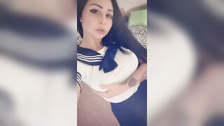 Excited by doing Breast Rubs