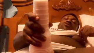 Dozarr21 solo stroke with fleshlight