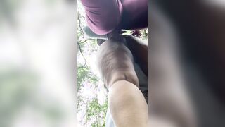 Fucking TastiLipps ROUGH inside the Forest (We almost Fall 