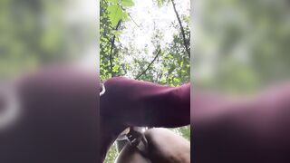 Fucking TastiLipps ROUGH inside the Forest (We almost Fall 