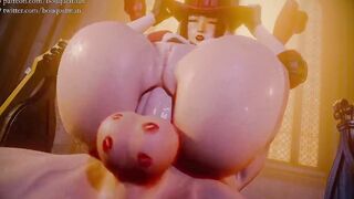 【MMD R-teenie SEX DANCE】INTENSE ANAL SEX HUGE BAE BUTT NAILED 激しいセックス [MMD]