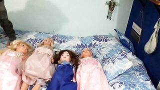 Disney princesses sex party! // Part one- Fucking with pink dress