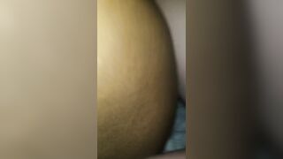 Groaning for more of my big black cock