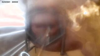 Older mom BBW Piss Peeing Grade Watch from Restroom Peeing on my Face