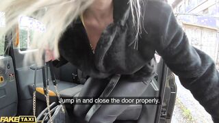 Fake Taxi Fucking my Gf's Blonde Huge Hooters Boss Lily Joy