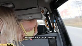 Fake Taxi Fucking my Gf's Blonde Huge Hooters Boss Lily Joy