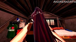 Ebony Lagoon Anime Fucking Revy until she is Filled Completely - Cartoon 3d Uncensored